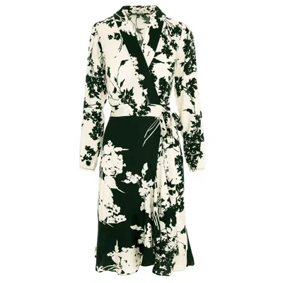 Framboise Women's Gessy Midi Print Silk Dress In Multi