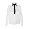 Framboise Women's Imelde White Silk Shirt In White