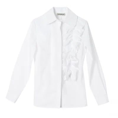 Framboise Women's Lilly White Cotton Shirt