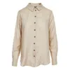 Framboise Women's Neutrals Orleane Linnen Shirt In Beige