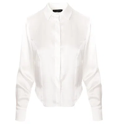 Framboise Women's Otilia White Silk Shirt