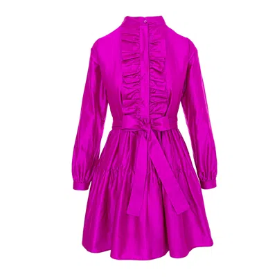 Framboise Women's Pink / Purple Rochelle Short Pink Dress In Pink/purple