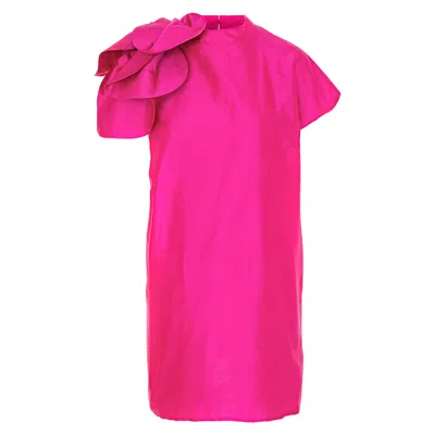 Framboise Women's Pink / Purple Tillie Short Fuchsia Dress In Pink/purple