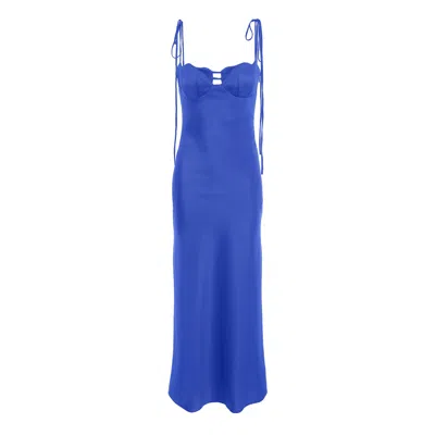 Framboise Women's Roxana Long Dress Blue
