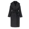 Framboise Women's Sabina Black Oversize Wool Coat In Black