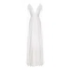 Framboise Women's Savana Long Elegant White Wedding Dress In White