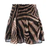 Framboise Women's Tamira Short Linen Pants Skirt With Gussets