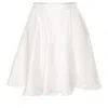 Framboise Women's White Yakira Silk Mini Skirt In White
