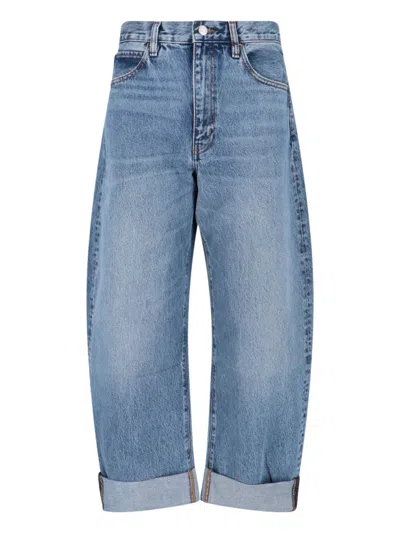 Frame 100% Cotton Denim Jeans In Blue