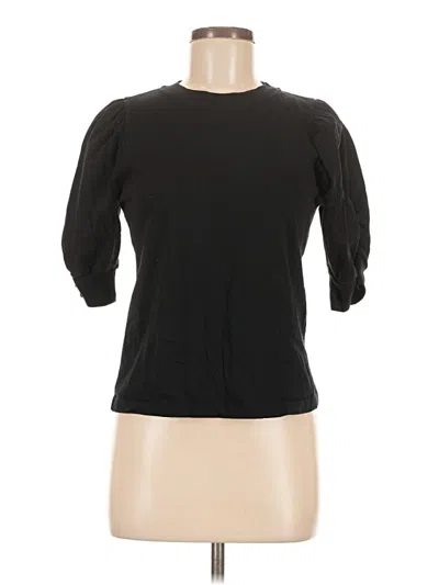 Pre-owned Frame 3/4 Sleeve T-shirt In Black