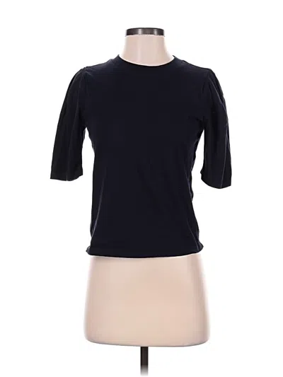 Pre-owned Frame 3/4 Sleeve T-shirt In Black