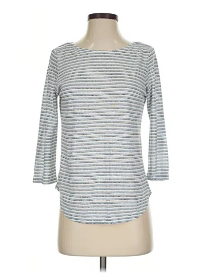 Pre-owned Frame 3/4 Sleeve T-shirt In Gray