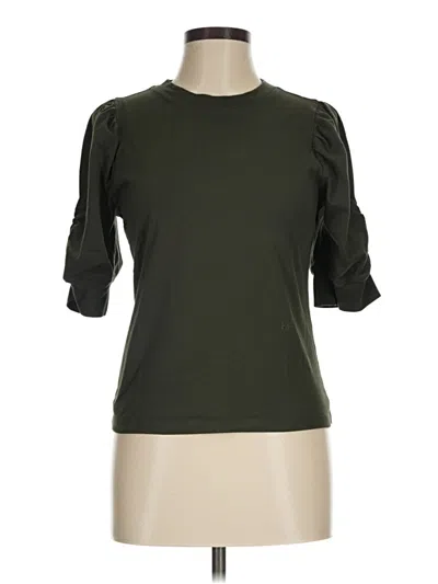Pre-owned Frame 3/4 Sleeve T-shirt In Green