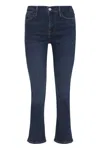 Frame 5-pocket Straight-leg Jeans In Navy