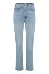 Frame Women's 5-pocket Straight-leg Jeans In Navy