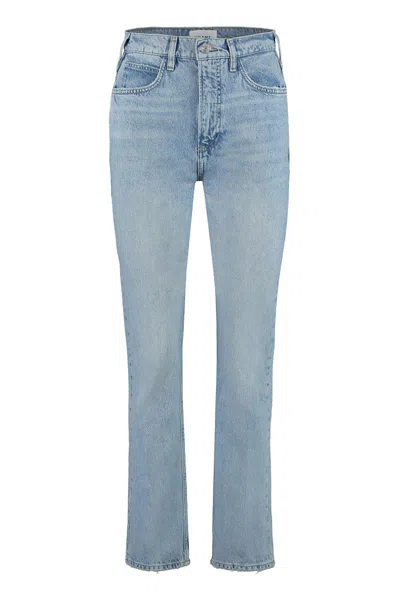 FRAME FRAME 5-POCKET STRAIGHT-LEG JEANS