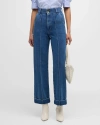 FRAME 70S CUFFED CROP STRAIGHT JEANS