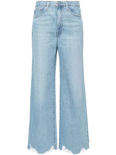 Frame Weite Le Jane Jeans Mit Hohem Bund In Blue