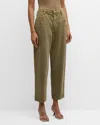 Frame 90s Utility Loose Pants In Washed Sum