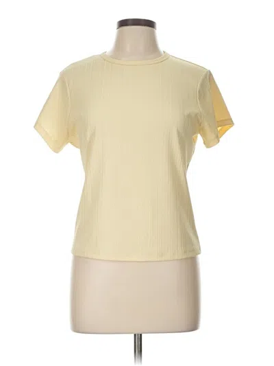 Pre-owned Frame Active T-shirt In Yellow