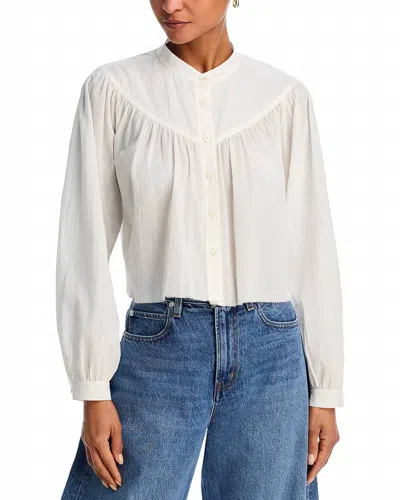 Frame Alabaster Blouse In White