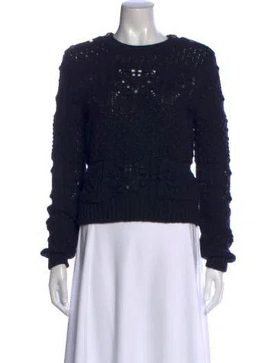 Pre-owned Frame Alpaca Crew Neck Sweater In Multi