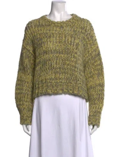 Pre-owned Frame Alpaca Crew Neck Sweater In Multi