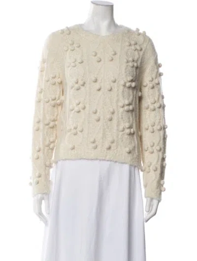 Pre-owned Frame Alpaca Patterned Sweater In Blue