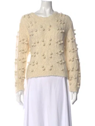 Pre-owned Frame Alpaca Patterned Sweater In Neutral