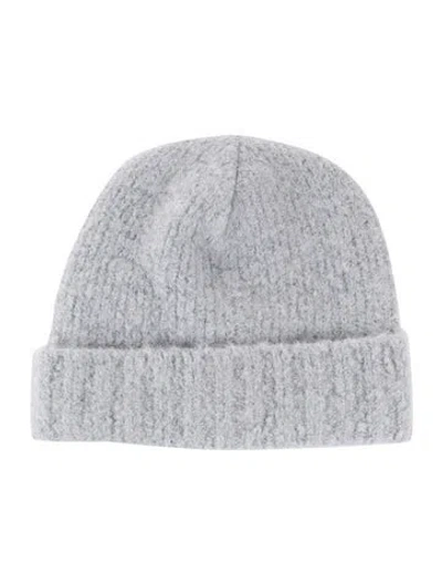 Pre-owned Frame Alpaca-blend Hat In Gray