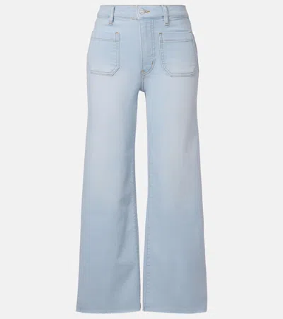 Frame Anchor High-rise Wide-leg Jeans
