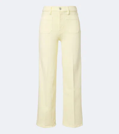 Frame Anchor Straight Jeans In Gelb