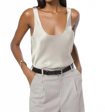 Frame Andressa Camisole Top In Haze In White