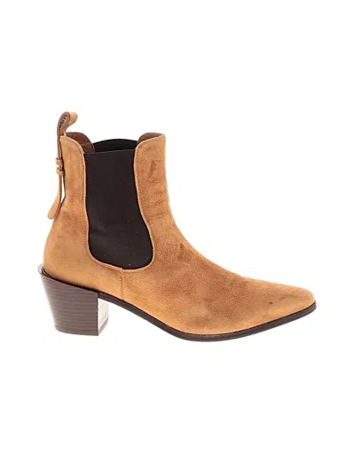 Pre-owned Frame Ankle Boots In Brown