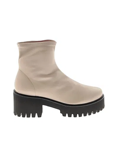 Pre-owned Frame Ankle Boots In Tan