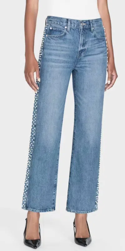 Frame Atelier Le Jane Crop Jeans In Daylight Pearl In Multi
