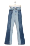 Frame Atelier Pieced Slim Stacked Jeans In Winifred