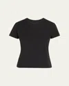 Frame Baby Tee In Black