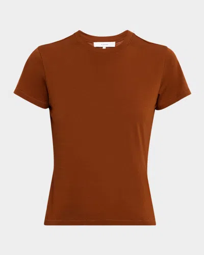 Frame Baby Tee In Brown
