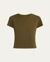 Frame Baby Tee In Juniper