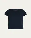Frame Baby Tee In Navy