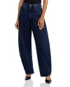 Frame Baggy High Rise Bubble Jeans In Dorado In Dorado