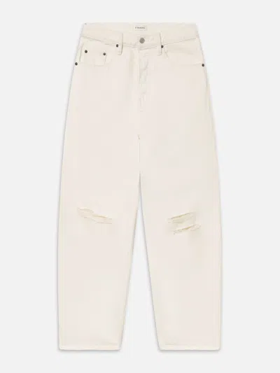 Frame Baggy Jeans In White
