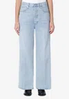 Frame Baggy Wide-leg Jeans In Blue
