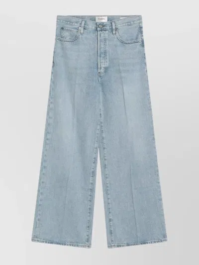 FRAME BAGGY WIDE LEG JEANS IN ORGANIC DENIM