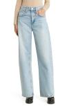 Frame The Loose Rigid High-rise Curved Jeans In Calm Waters