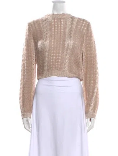 Pre-owned Frame Bateau Neckline Sweater In Neutral
