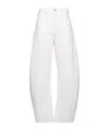 Frame High-waisted Barrel Jeans For