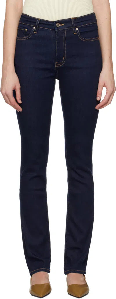 Frame Belt Loop Jeans In Black