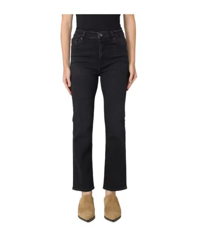 Frame Belt Loop Jeans In Black